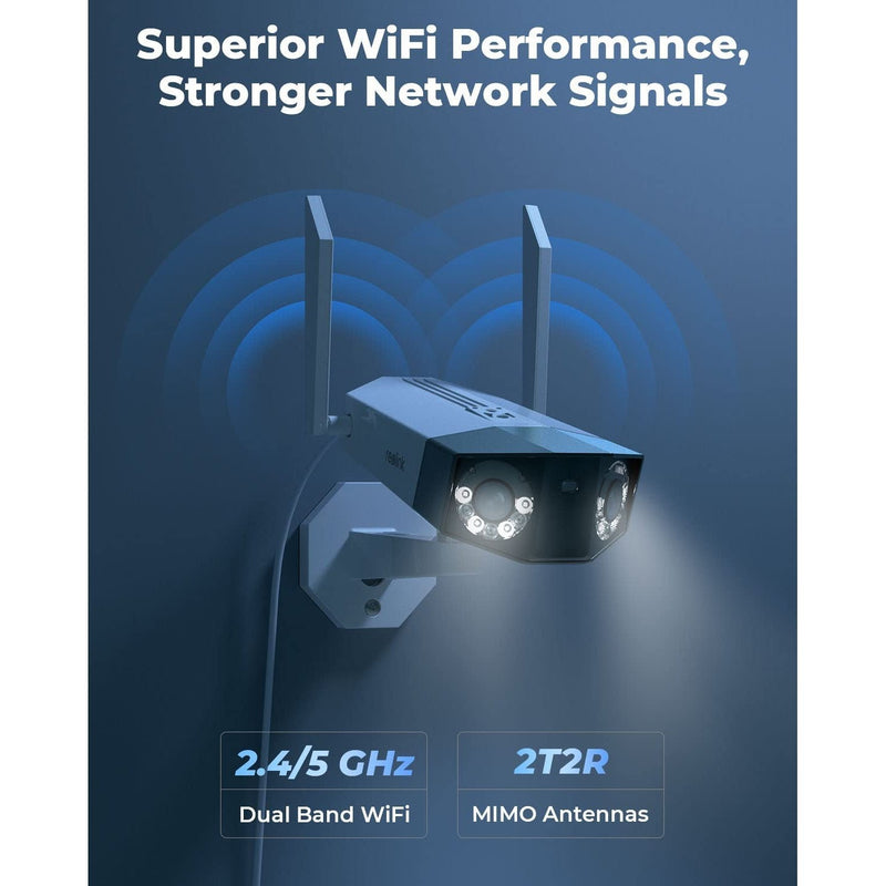 Reolink Duo - 2K Super HD 100% Wire-Free Battery/Solar-Powered Dual-Lens Camera with Person/Vehicle Detection & Dual-Band WiFi - YourSmartLife