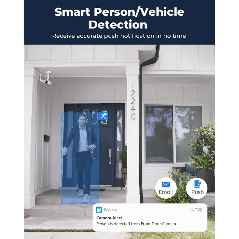 Reolink Duo - 2K Super HD 100% Wire-Free Battery/Solar-Powered Dual-Lens Camera with Person/Vehicle Detection & Dual-Band WiFi - YourSmartLife