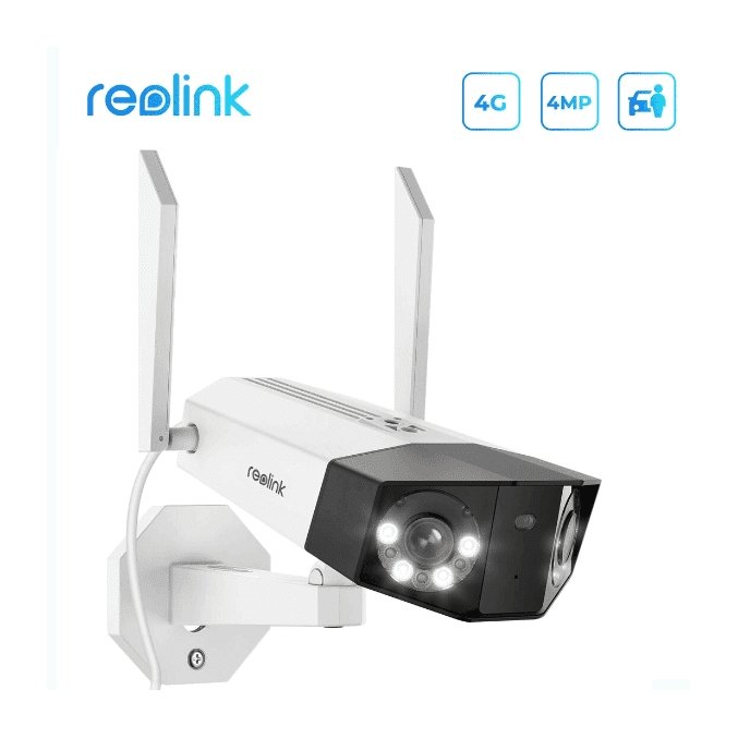 Reolink Duo 4G - 2K Super HD Mobile 4G LTE Outdoor Person/Vehicle Detection Security Camera with Dual Lenses for 150° Wide View - YourSmartLife